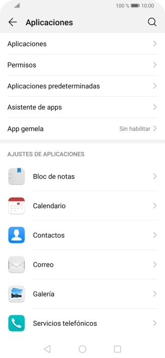 Pulsa Aplicaciones.