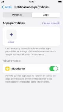 Pulsa el indicador junto a 