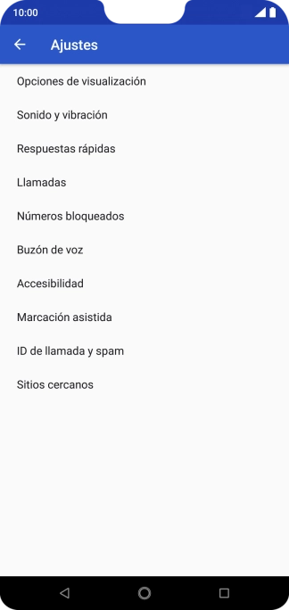 Pulsa Llamadas.
