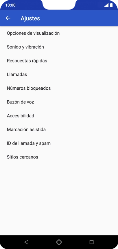 Pulsa Llamadas.