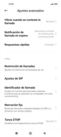 Pulsa Marcación fija.