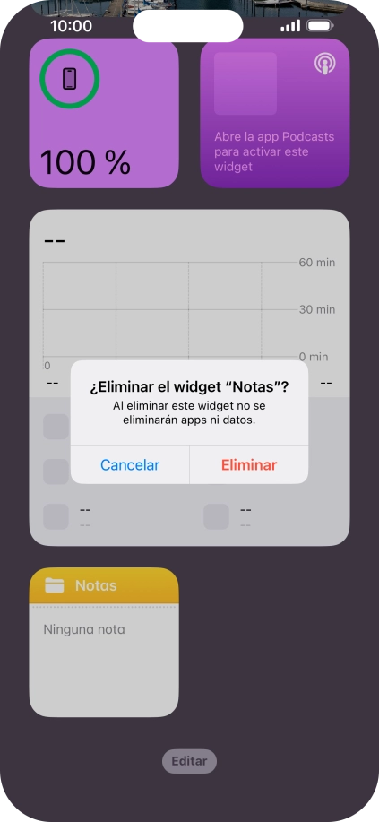 Pulsa Eliminar.