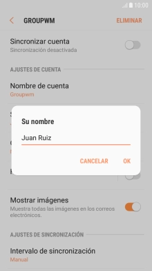 Introduce el nombre deseado y pulsa OK.