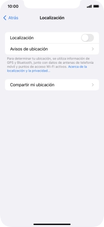 Pulsa el indicador junto a 