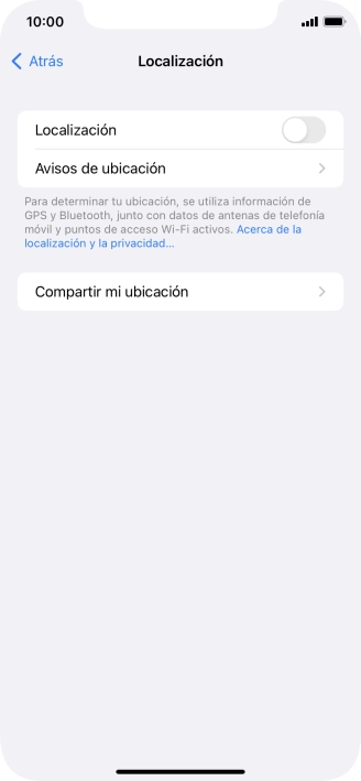 Pulsa el indicador junto a 