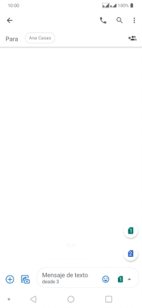 Pulsa la tarjeta SIM deseada.