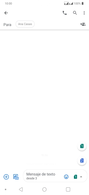 Pulsa la tarjeta SIM deseada.