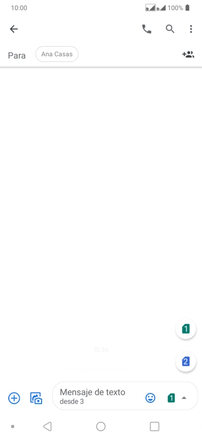 Pulsa la tarjeta SIM deseada.