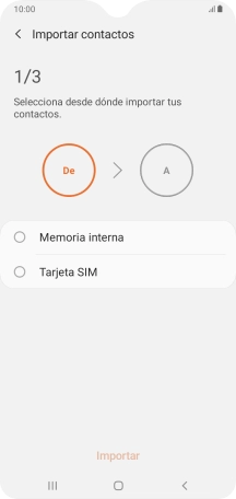 Pulsa el nombre de la tarjeta SIM.