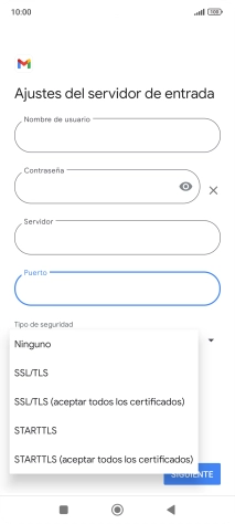 Pulsa SSL/TLS.
