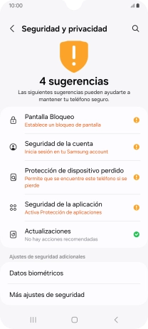 Pulsa Más ajustes de seguridad.