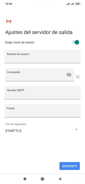 Pulsa el indicador junto a 