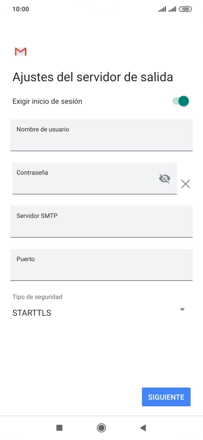 Pulsa el indicador junto a 