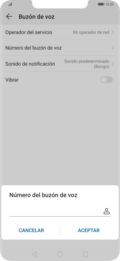 Introduce 22177 y pulsa ACEPTAR.