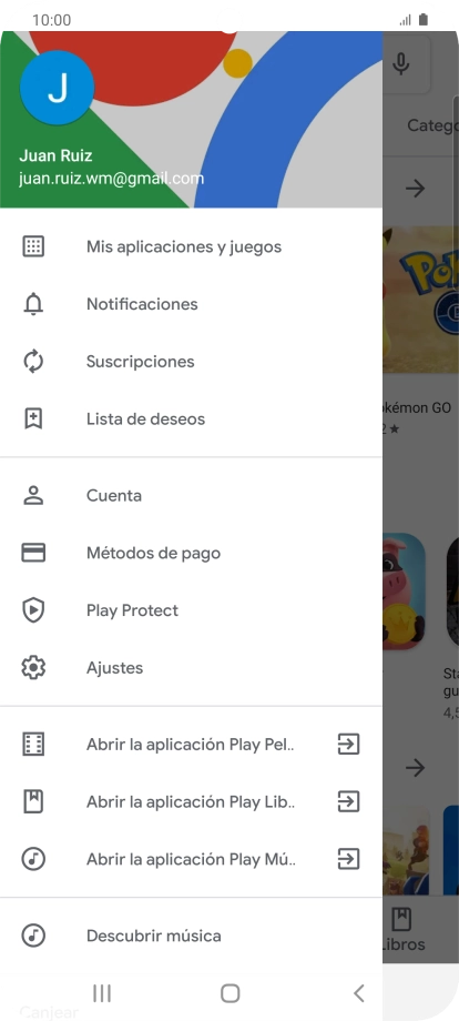 Pulsa Mis aplicaciones y juegos.