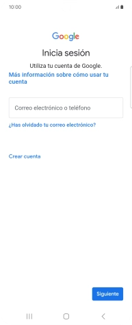 Si no tienes una cuenta de Google, pulsa Crear cuenta y sigue las indicaciones de la pantalla para ver cómo crear una cuenta nueva.