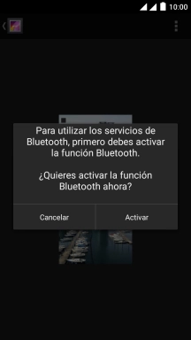 Si el Bluetooth está desactivado, pulsa Activar para activarlo.
