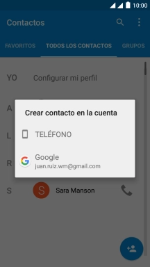 Pulsa TELÉFONO.