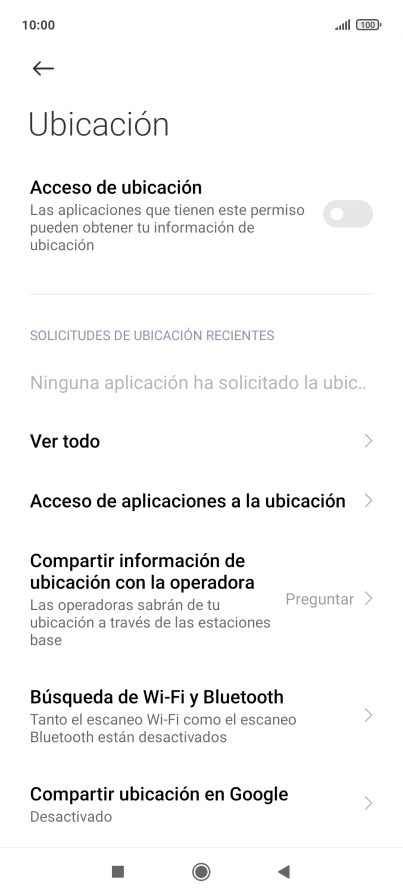 Pulsa el indicador junto a 