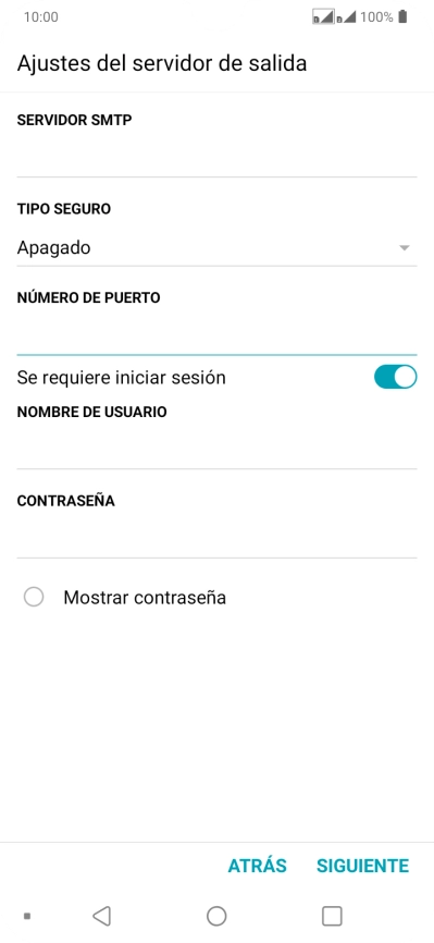 Pulsa el indicador junto a 