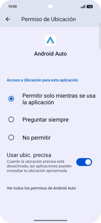 Pulsa el ajuste deseado.