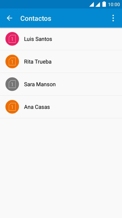 Pulsa el icono de menú.