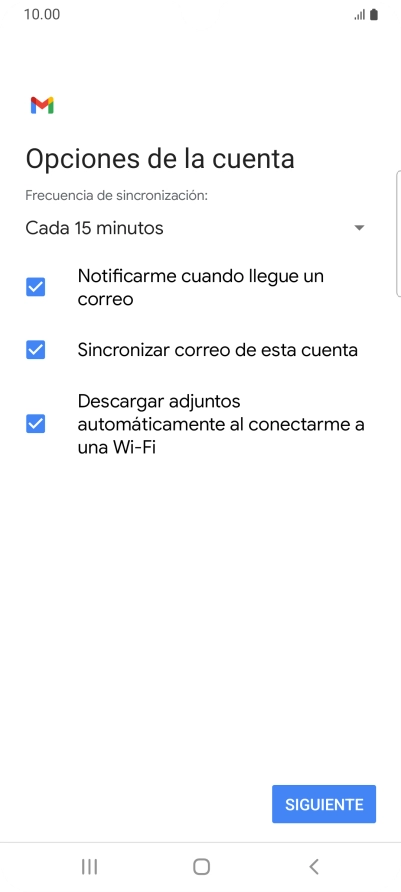 Pulsa la lista desplegable bajo 