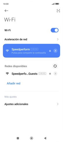 Pulsa la tecla de inicio para terminar y regresar a la pantalla de inicio.