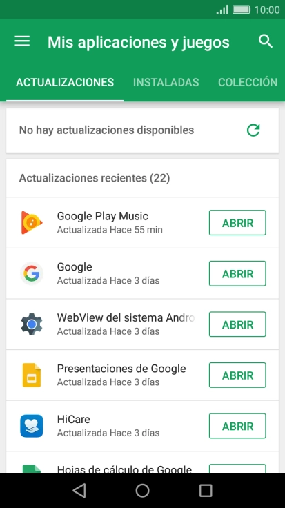 Pulsa INSTALADAS.