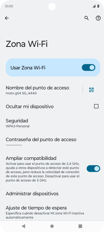 Pulsa la tecla de inicio para terminar y regresar a la pantalla de inicio.