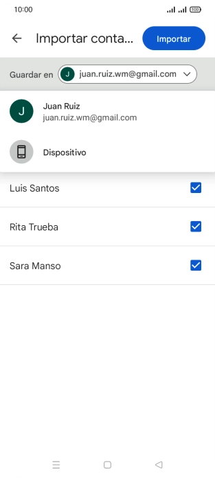 Pulsa Dispositivo.