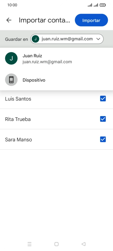 Pulsa Dispositivo.