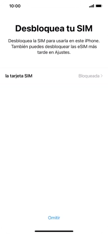Pulsa la tarjeta SIM.