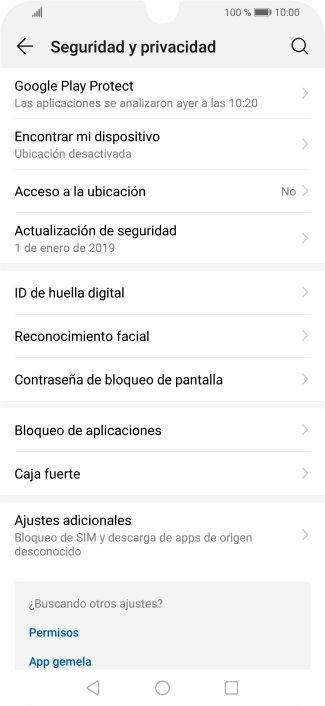 Pulsa Acceso a la ubicación.