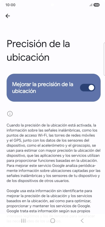 Si pulsas el indicador junto a 