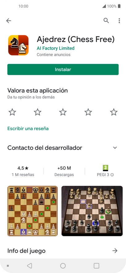 Pulsa la tecla de inicio para terminar y regresar a la pantalla de inicio.
