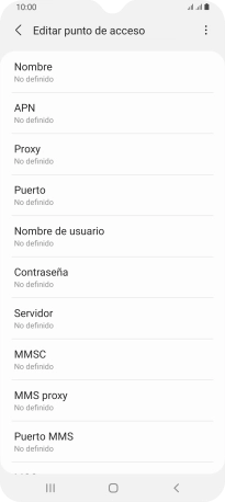Pulsa Nombre.