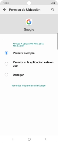 Pulsa el ajuste deseado.