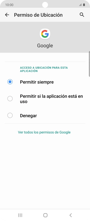 Pulsa el ajuste deseado.