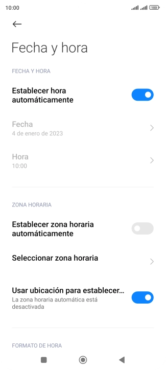 Pulsa el indicador junto a 
