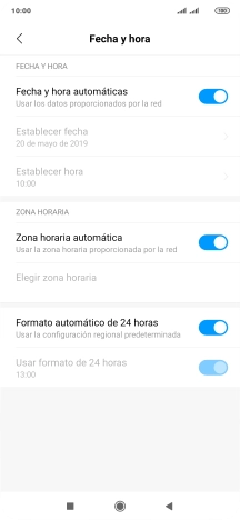Pulsa la tecla de inicio para terminar y regresar a la pantalla de inicio.