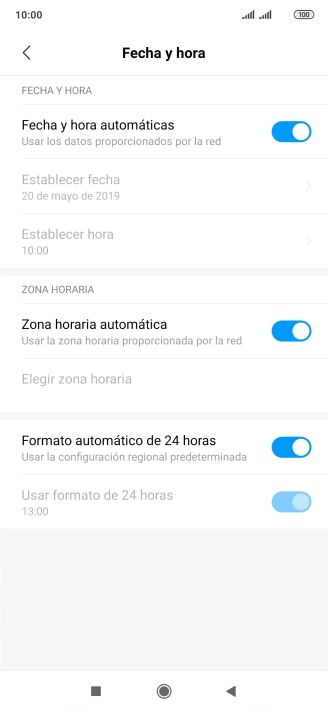 Pulsa la tecla de inicio para terminar y regresar a la pantalla de inicio.