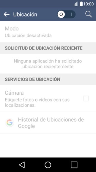 Pulsa el indicador junto a 