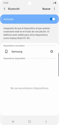 Pulsa la tecla de inicio para terminar y regresar a la pantalla de inicio.