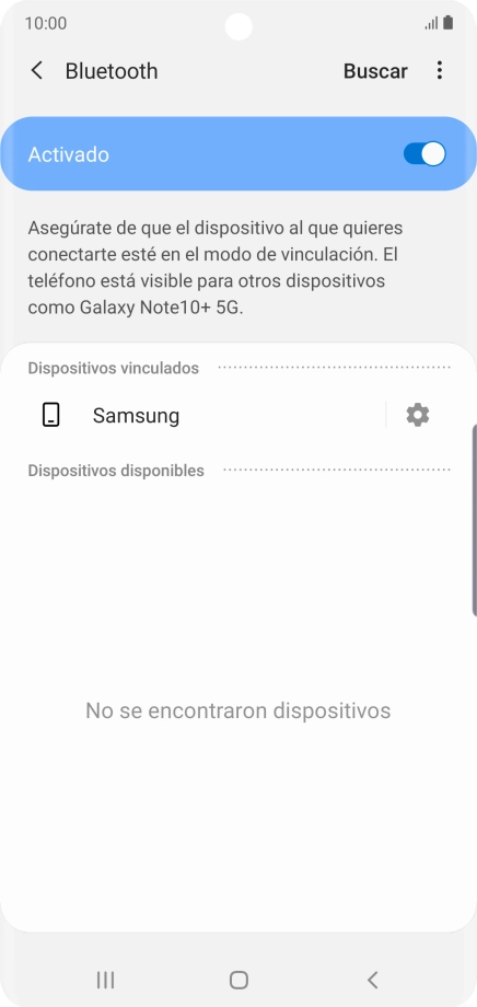 Pulsa la tecla de inicio para terminar y regresar a la pantalla de inicio.