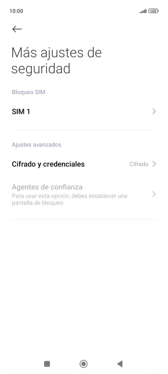 Pulsa el nombre de la tarjeta SIM.