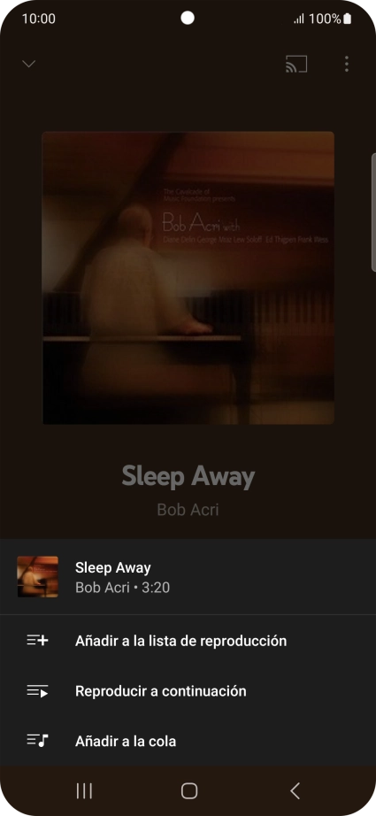 Pulsa Añadir a la lista de reproducción.