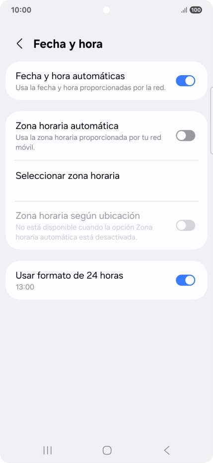 Pulsa el indicador junto a 