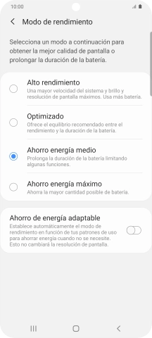 Pulsa la tecla de inicio para terminar y regresar a la pantalla de inicio.