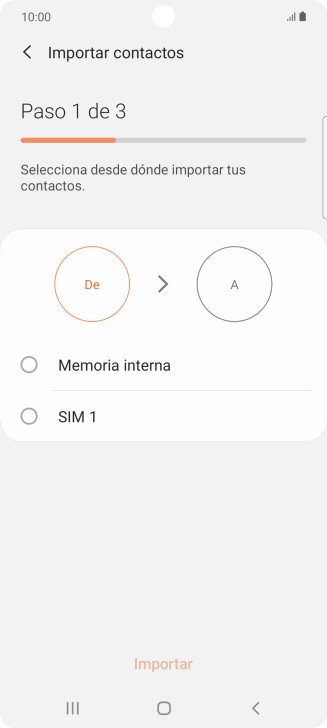 Pulsa el nombre de la tarjeta SIM.